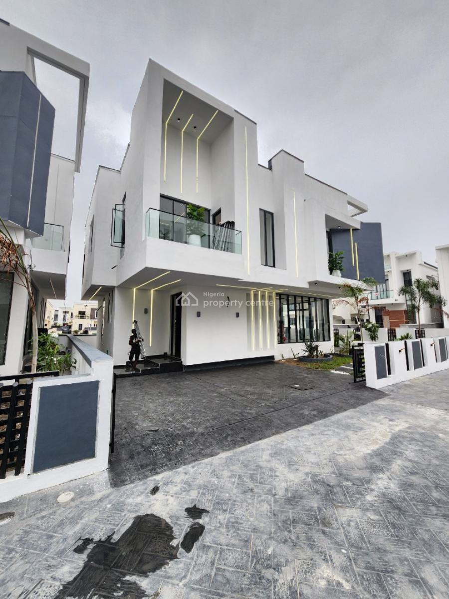 Luxury 5 Bedrooms Detached Duplex with Bq, Chevron, Lekki, Lagos, Detached Duplex for Sale