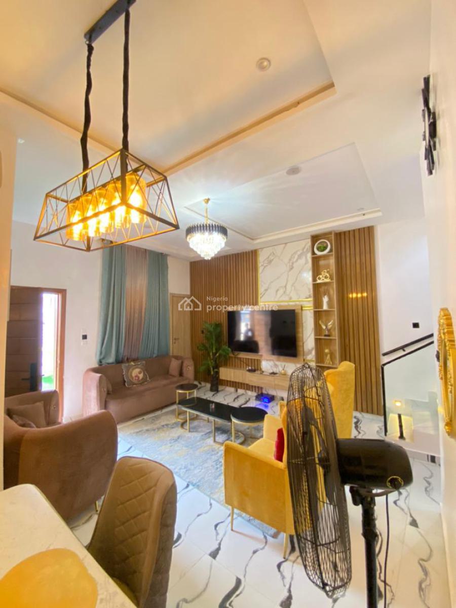 Fully Furnished 4 Bedroom Semi Detached Duplex with Bq, Orchid, Lekki, Lagos, Terraced Duplex for Rent