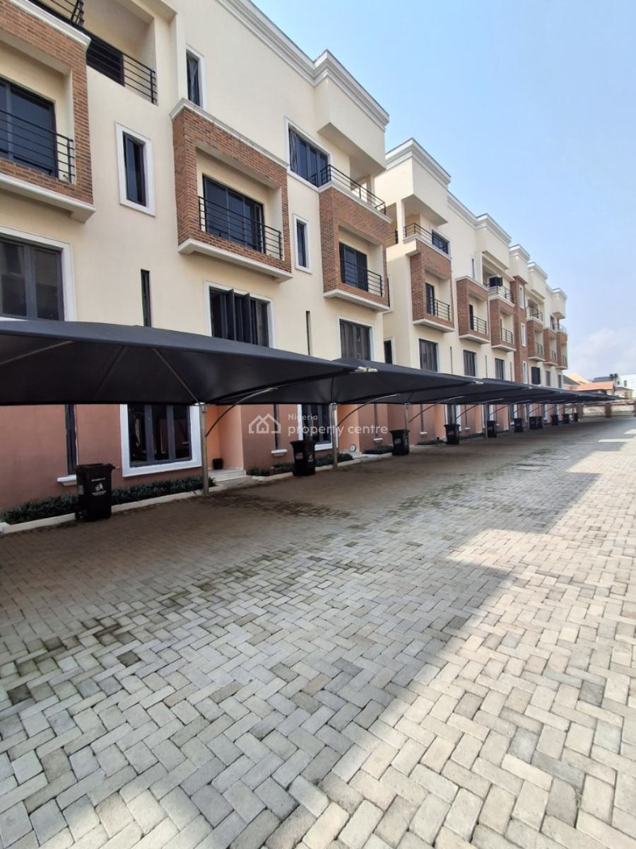 Brand New Fully Serviced & Spacious 4 Bedroom Terrace, Off Hakeem Dickson, Lekki Phase 1, Lekki, Lagos, Terraced Duplex for Rent
