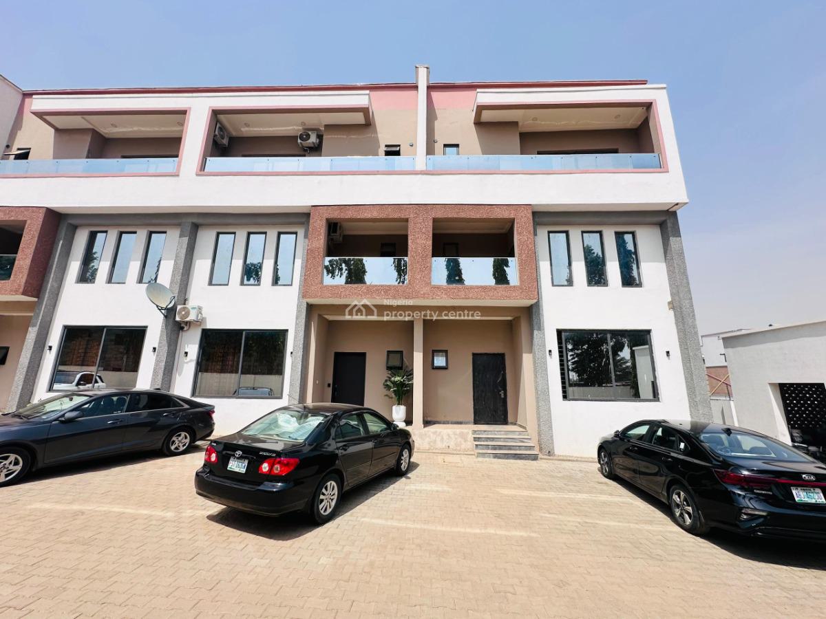 New 4bedroom Terrace Duplex with Bq- Corner Unit, Off Airport Junction, Jabi, Abuja, Terraced Duplex for Sale