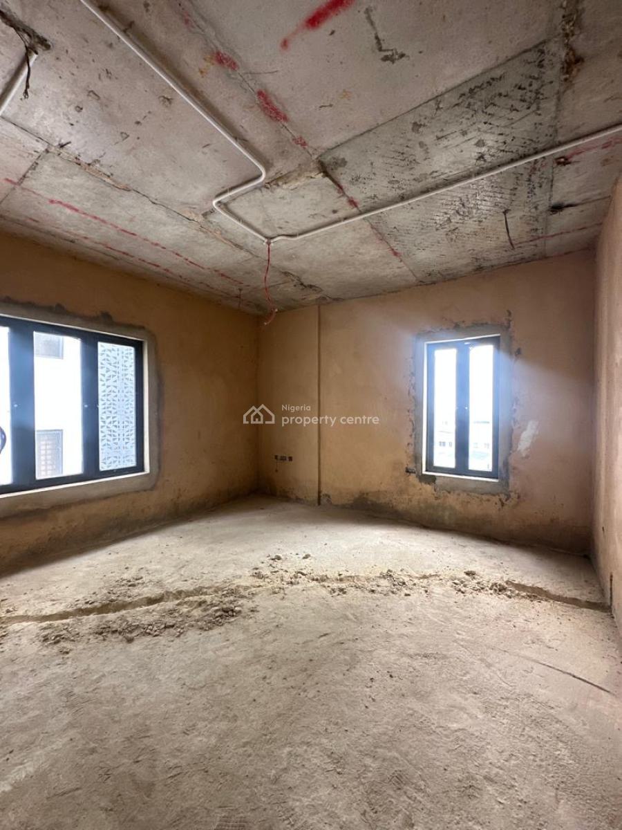 Beautiful 4 Bedroom Apartment Carcass, Banana Island, Ikoyi, Lagos, Block of Flats for Sale