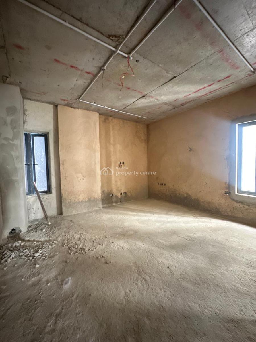 Beautiful 4 Bedroom Apartment Carcass, Banana Island, Ikoyi, Lagos, Block of Flats for Sale