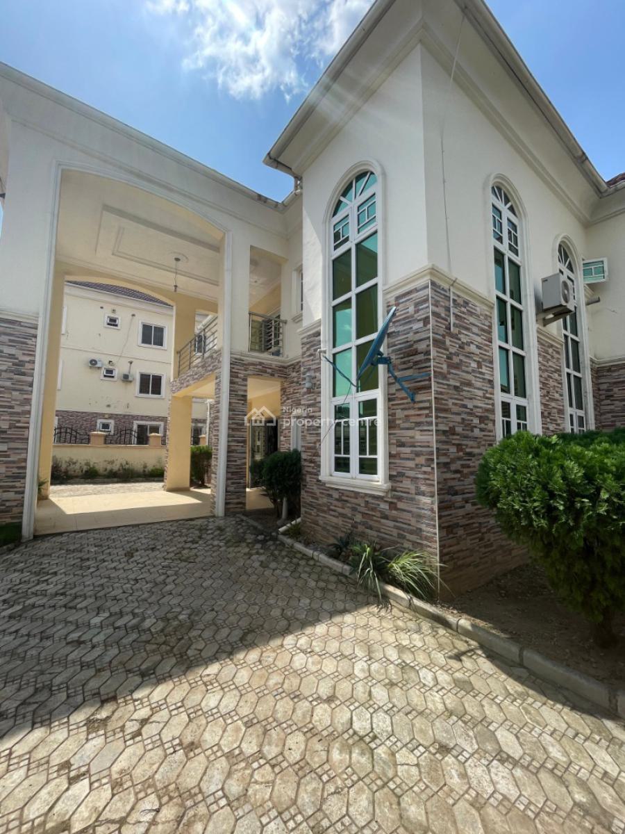 Massive 5 Bedroom Fully Detached Duplex with Bq, Katampe Main Behind Aso Radio, Katampe, Abuja, Detached Duplex for Rent