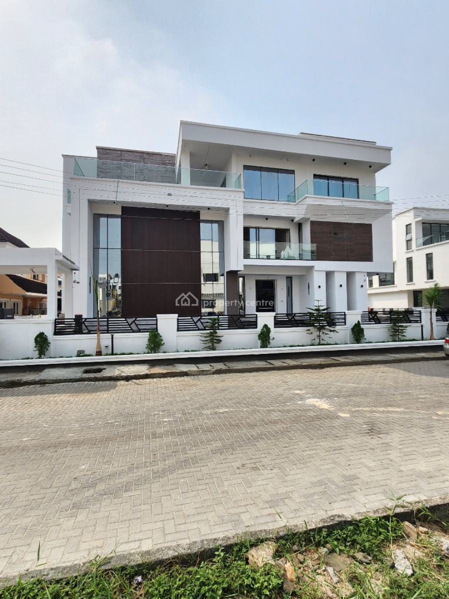 Gigantic 5 Bedroom Detaxhed Duplex with Bq, Gym. Pool, Cinema, Osapa, Lekki, Lagos, House for Sale