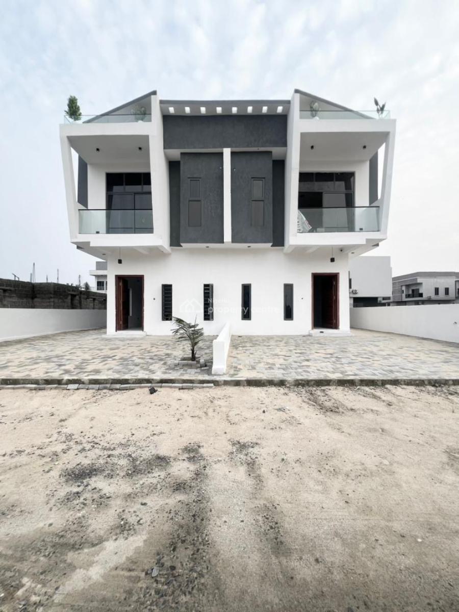 Spaciously Built Brand New 3 Bedroom Semi Detached Duplex with Bq, Abraham Adesanya, Ajah, Lagos, Semi-detached Duplex for Sale