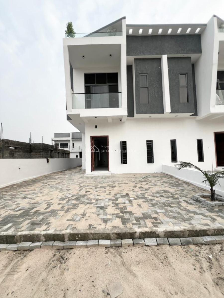 Spaciously Built Brand New 3 Bedroom Semi Detached Duplex with Bq, Abraham Adesanya, Ajah, Lagos, Semi-detached Duplex for Sale