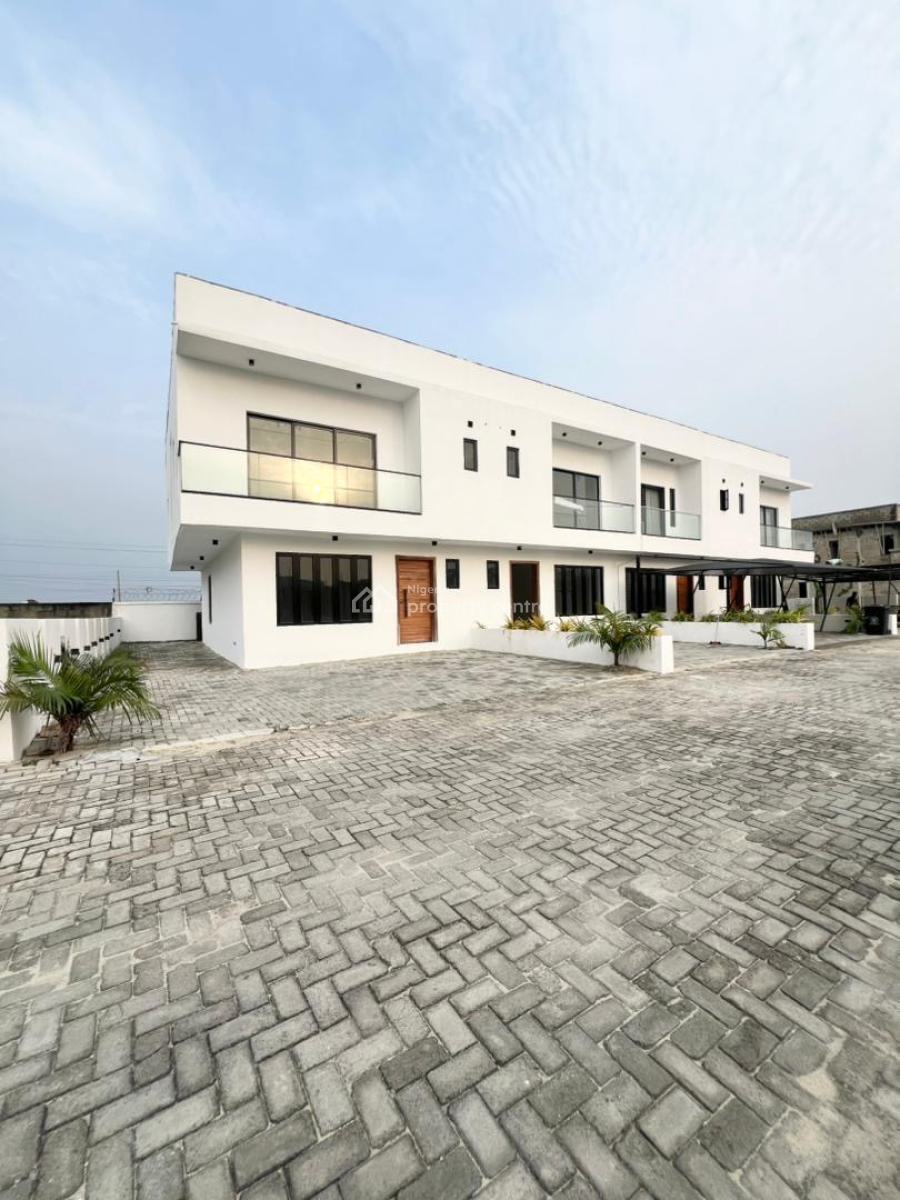 Brand New 3 Bedroom Terrace Duplex Self Compound with Bq, Abraham Adesanya, Ajah, Lagos, Terraced Duplex for Sale