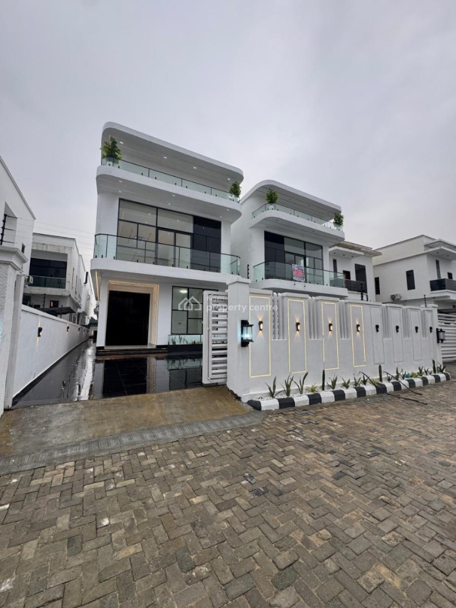 Aesthetically Pleasing 5 Bedroom Detached Duplex with Swimming Pool,bq, Chevron Toll Gate, Orchid Road, Lekki, Lagos, Detached Duplex for Sale