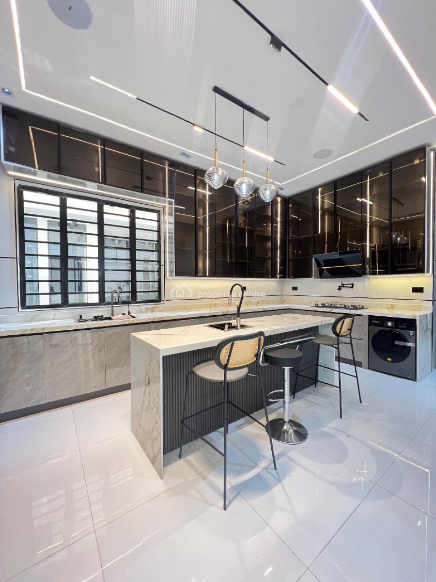 Spacious 5 Bedroom Detaced Duplex with Bq, Cinema, Rooftop Terrace, Chevron Toll Gate, Lekki, Lagos, Detached Duplex for Sale