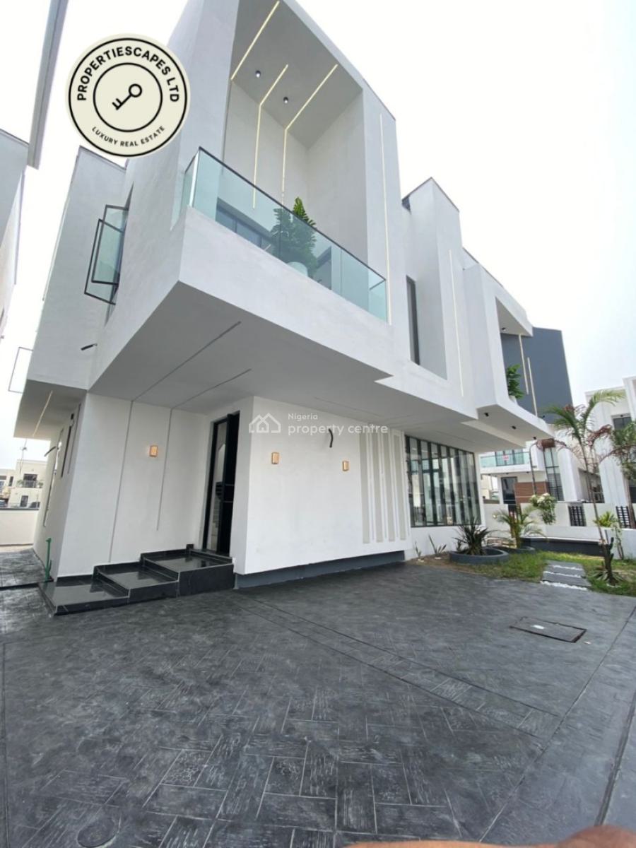 Impeccable 5 Fully Detached Duplex with Bq, Chevron, Lekki, Lagos, Detached Duplex for Sale