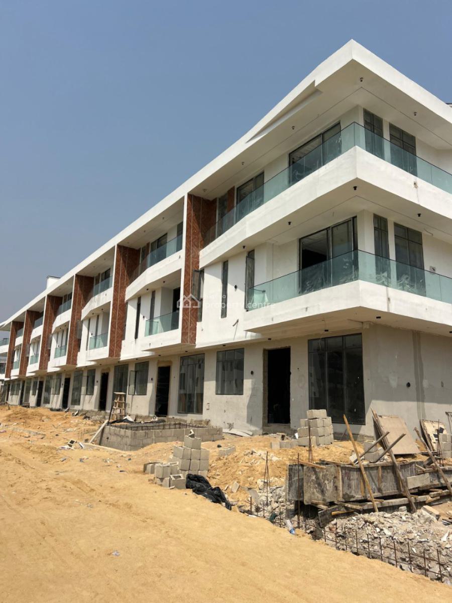 Contemporary 4 Bedroom Terraced  Duplex with Bq and Swimming Pool, Lekki Phase 1, Lekki, Lagos, Terraced Duplex for Sale