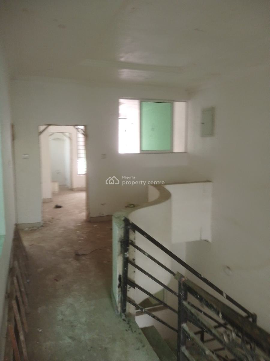 Partially Completed Terrace Duplet with a Bq, Grenadine, Sangotedo, Ajah, Lagos, Terraced Duplex for Sale
