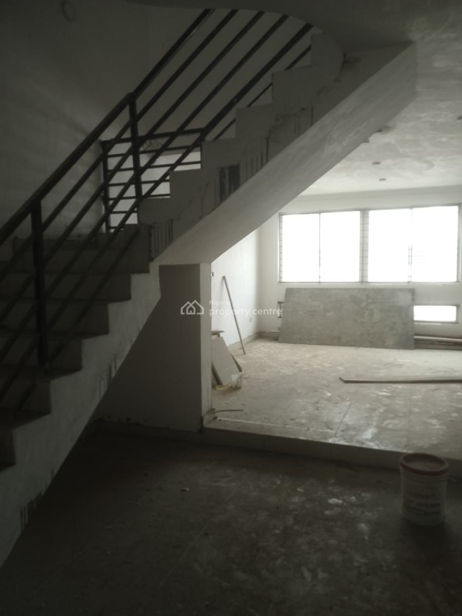 Partially Completed Terrace Duplet with a Bq, Grenadine, Sangotedo, Ajah, Lagos, Terraced Duplex for Sale