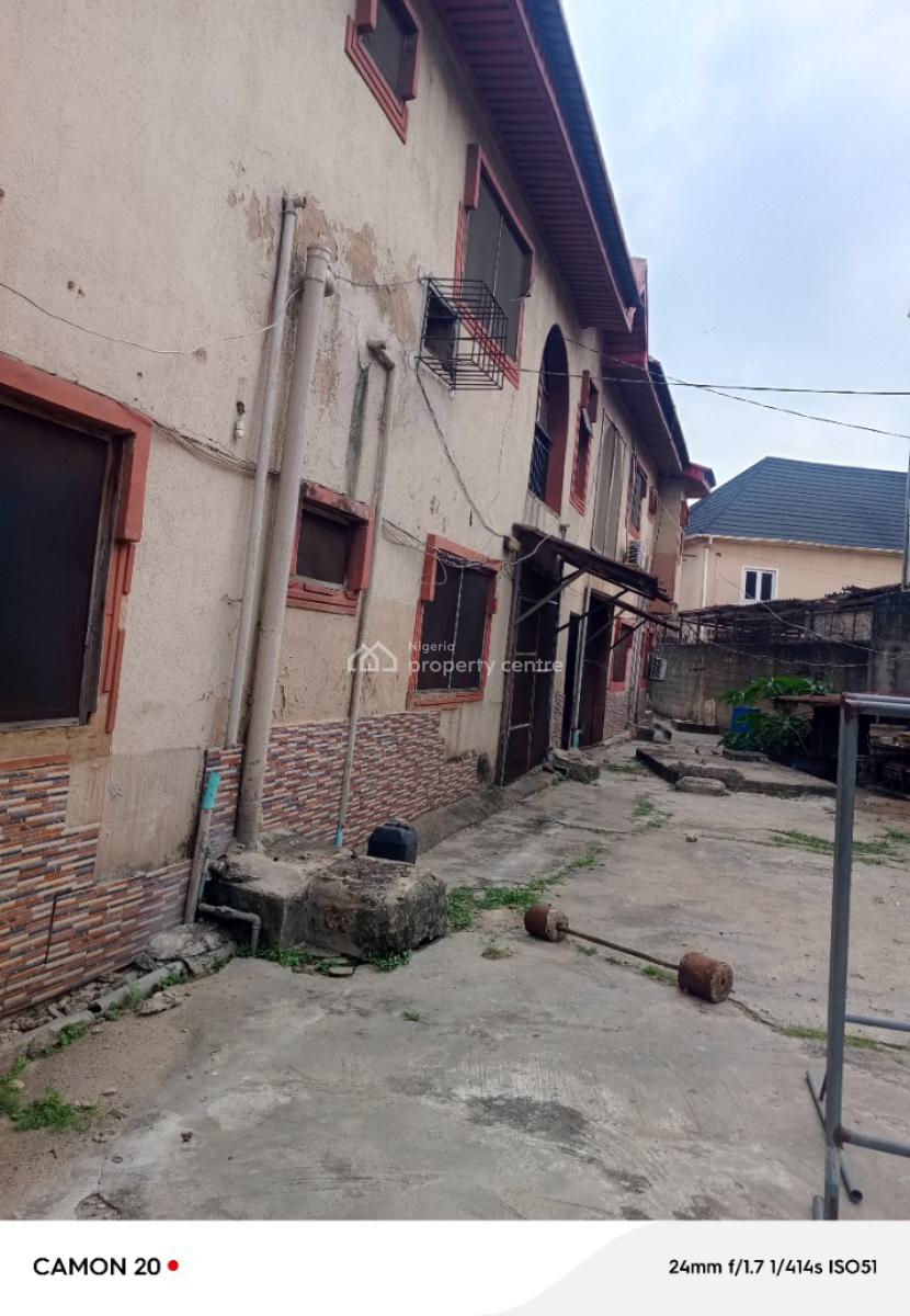 a Story Building Standard on a Standard Plot That Contain 4flat of 3be, Yaba, Lagos, Block of Flats for Sale