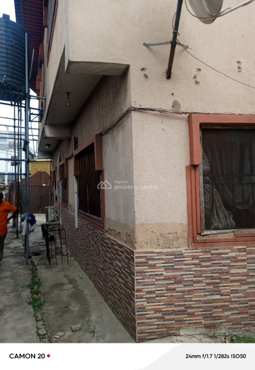 a Story Building Standard on a Standard Plot That Contain 4flat of 3be, Yaba, Lagos, Block of Flats for Sale