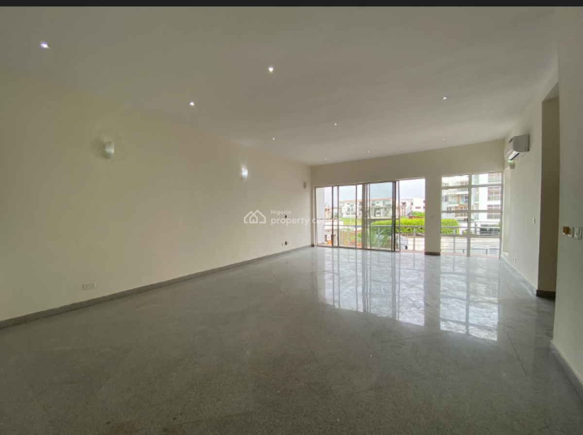 3-bedroom Flat with Bq* _on The First Floor in a Waterfront, Banana Island, Ikoyi, Lagos, Flat / Apartment for Rent
