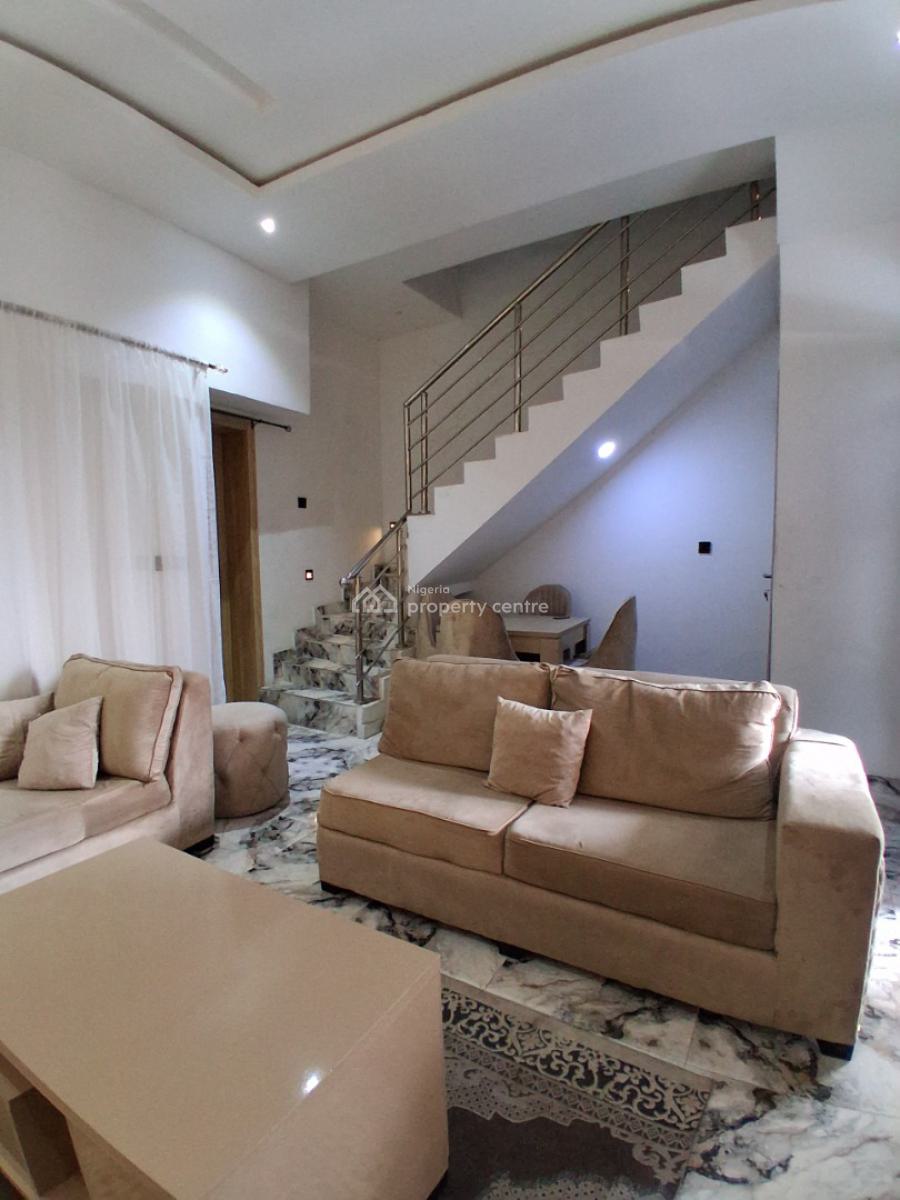 Fully Furnished 3bdroom Terrace Duplex + Bq Self Serviced, Atlantic Nominee Estate Ajah, General Paint, Sangotedo, Ajah, Lagos, Terraced Duplex for Rent