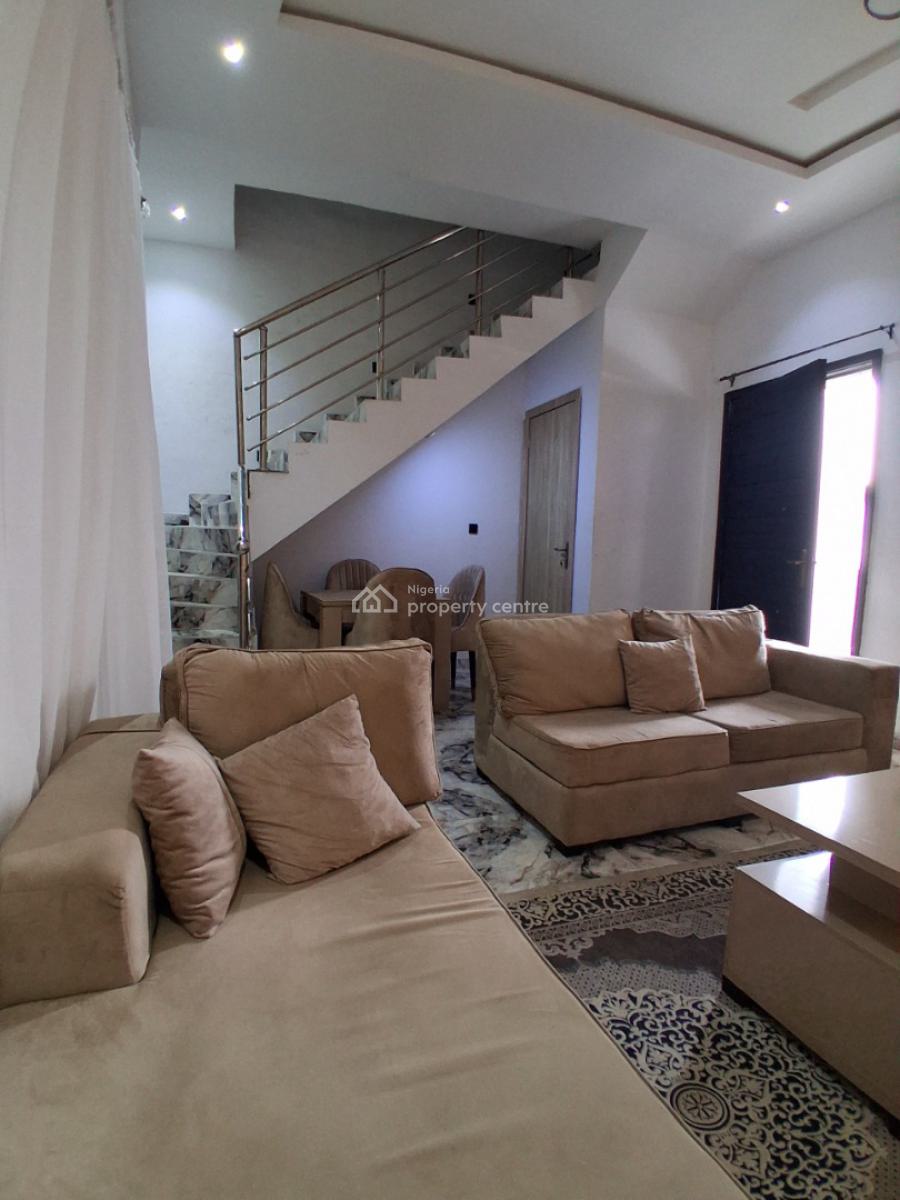 Fully Furnished 3bdroom Terrace Duplex + Bq Self Serviced, Atlantic Nominee Estate Ajah, General Paint, Sangotedo, Ajah, Lagos, Terraced Duplex for Rent