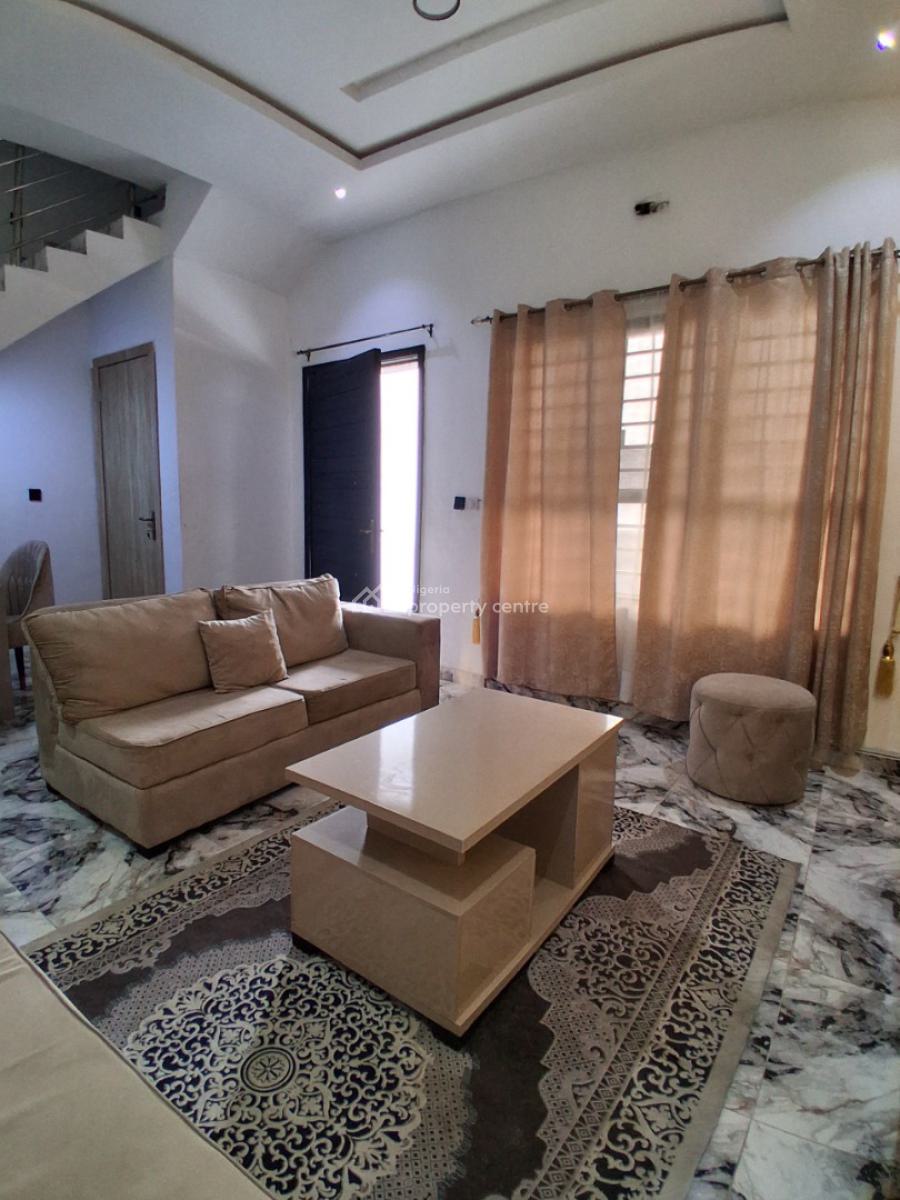 Fully Furnished 3bdroom Terrace Duplex + Bq Self Serviced, Atlantic Nominee Estate Ajah, General Paint, Sangotedo, Ajah, Lagos, Terraced Duplex for Rent