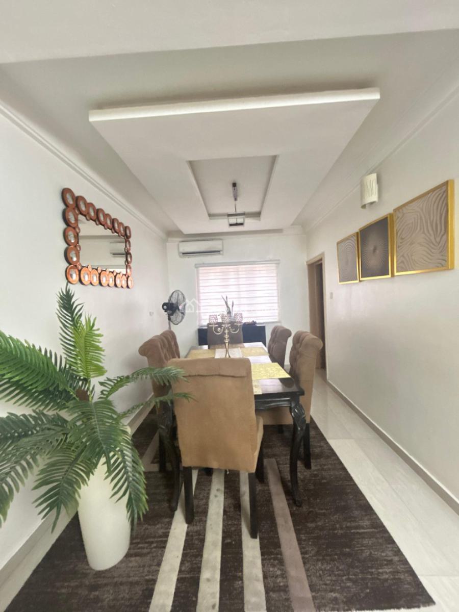 Furnished 4bedroom Terrace Duplex with Bq and Inverter, Lekki Right, Lekki Phase 1, Lekki, Lagos, Terraced Duplex for Rent