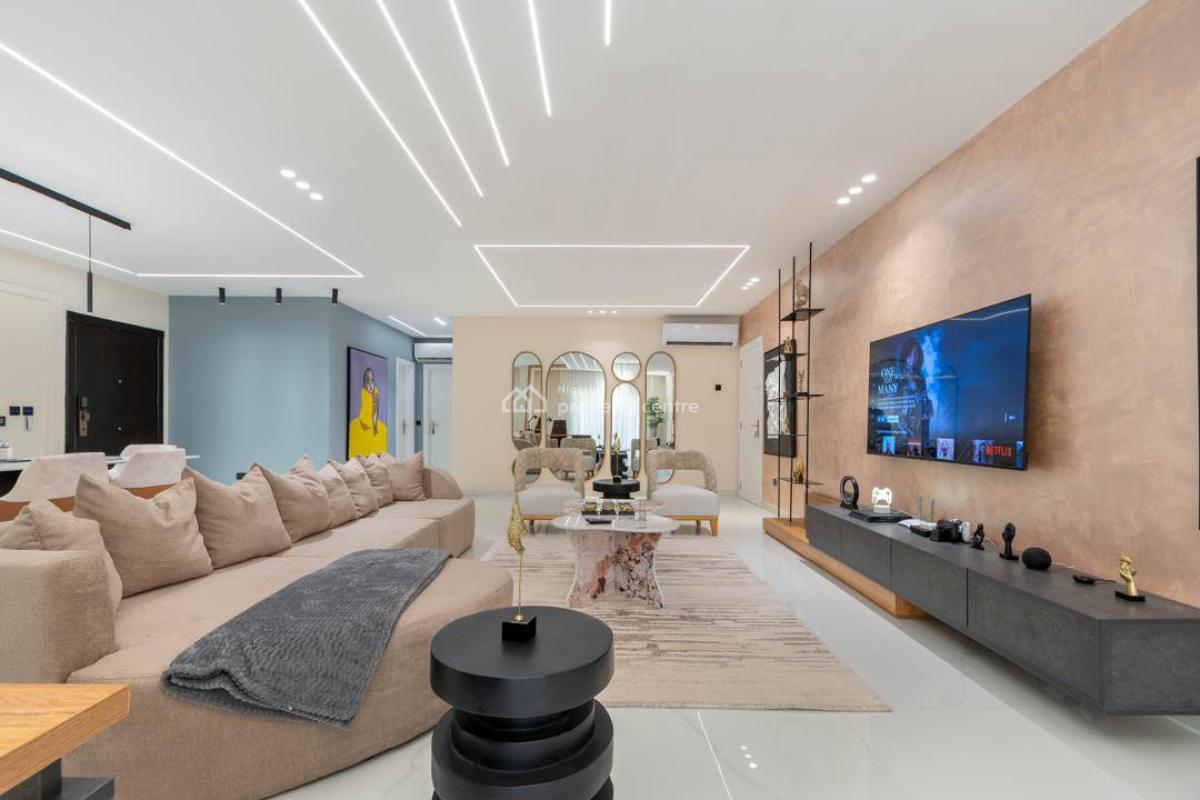 Luxury 3 Bedroom Apartment in Ikoyi with Pool Wifi and 247 Power, Banana Island Road Ikoyi, Ikoyi, Lagos, Flat / Apartment Short Let