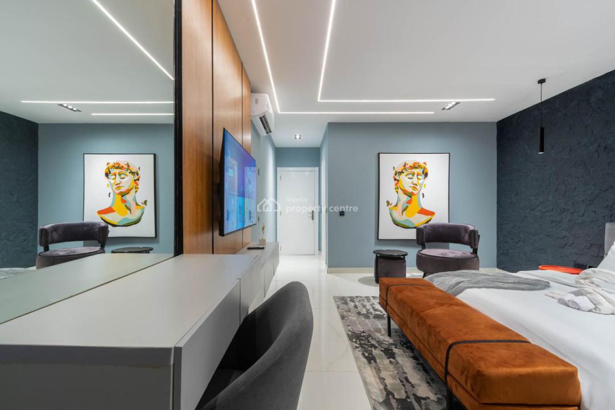 Luxury 3 Bedroom Apartment in Ikoyi with Pool Wifi and 247 Power, Banana Island Road Ikoyi, Ikoyi, Lagos, Flat / Apartment Short Let