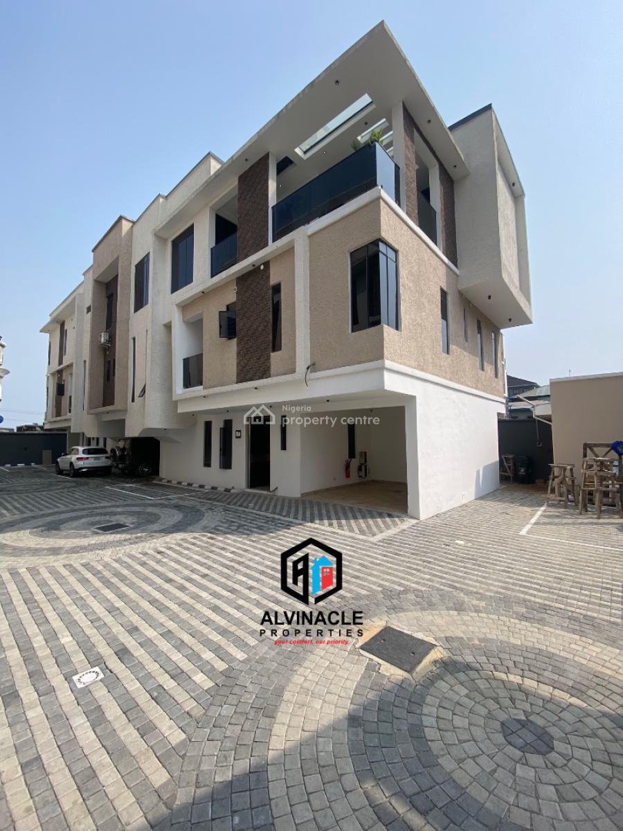 Lovely 4 Bed Terrace Duplex Fully Serviced, Lekki Right, Lekki, Lagos, Terraced Duplex for Sale