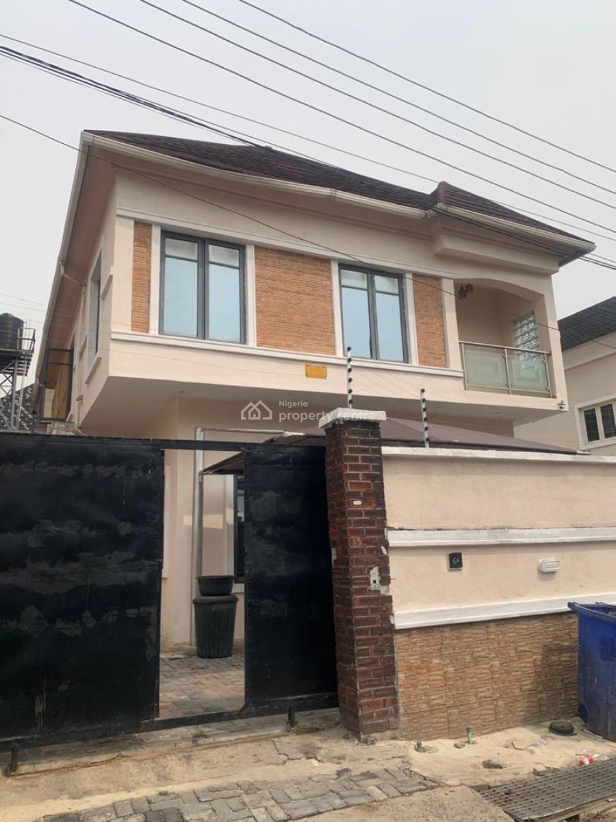 Beautiful 4 Bedroom Fully Detached Duplex with Home Office and Bq, Chevron, Lekki, Lagos, Detached Duplex for Rent