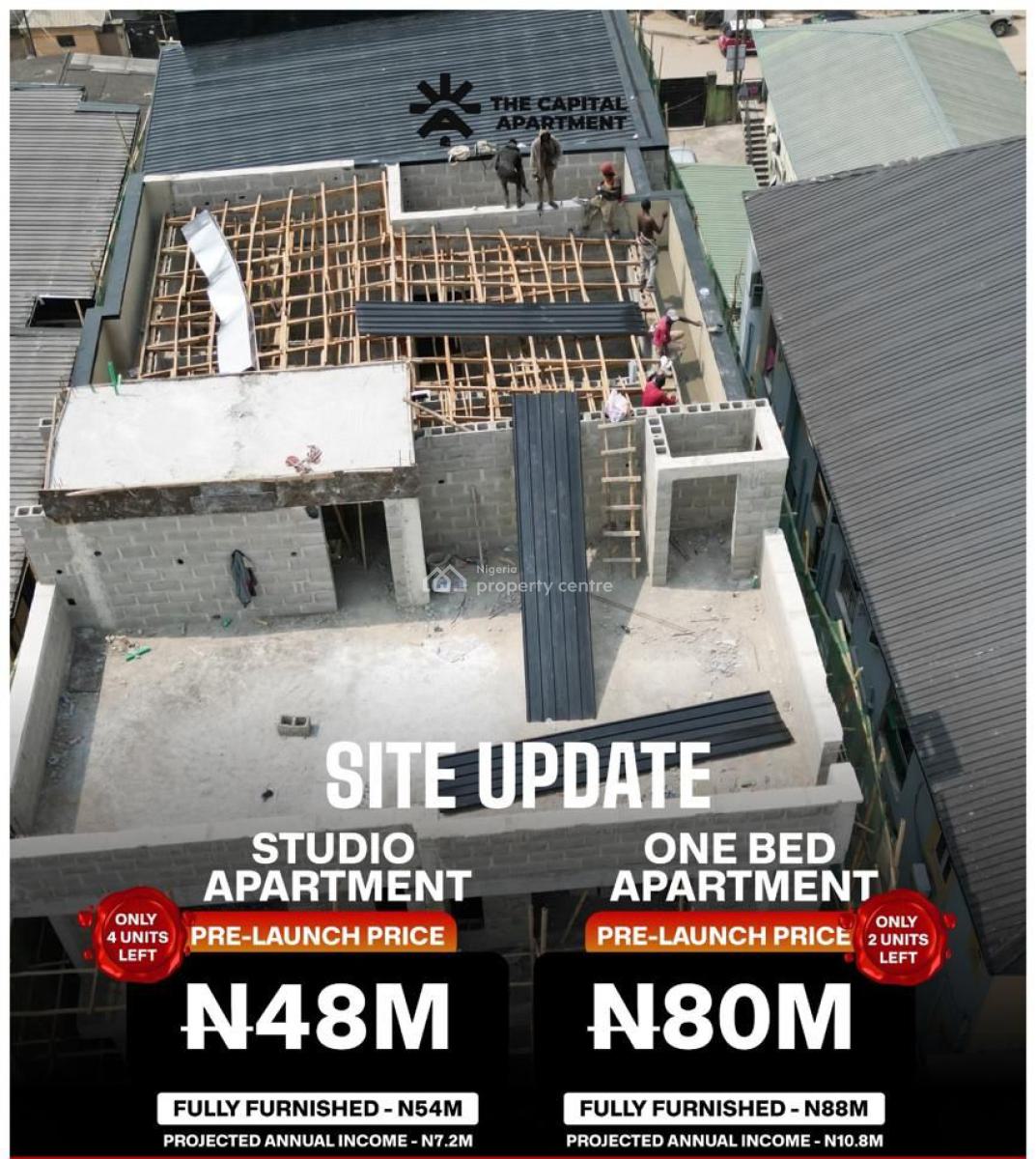 Luxury Studio Apartment in a Secured Environment, Akoka, Unilag, Yaba, Lagos, Flat / Apartment for Sale