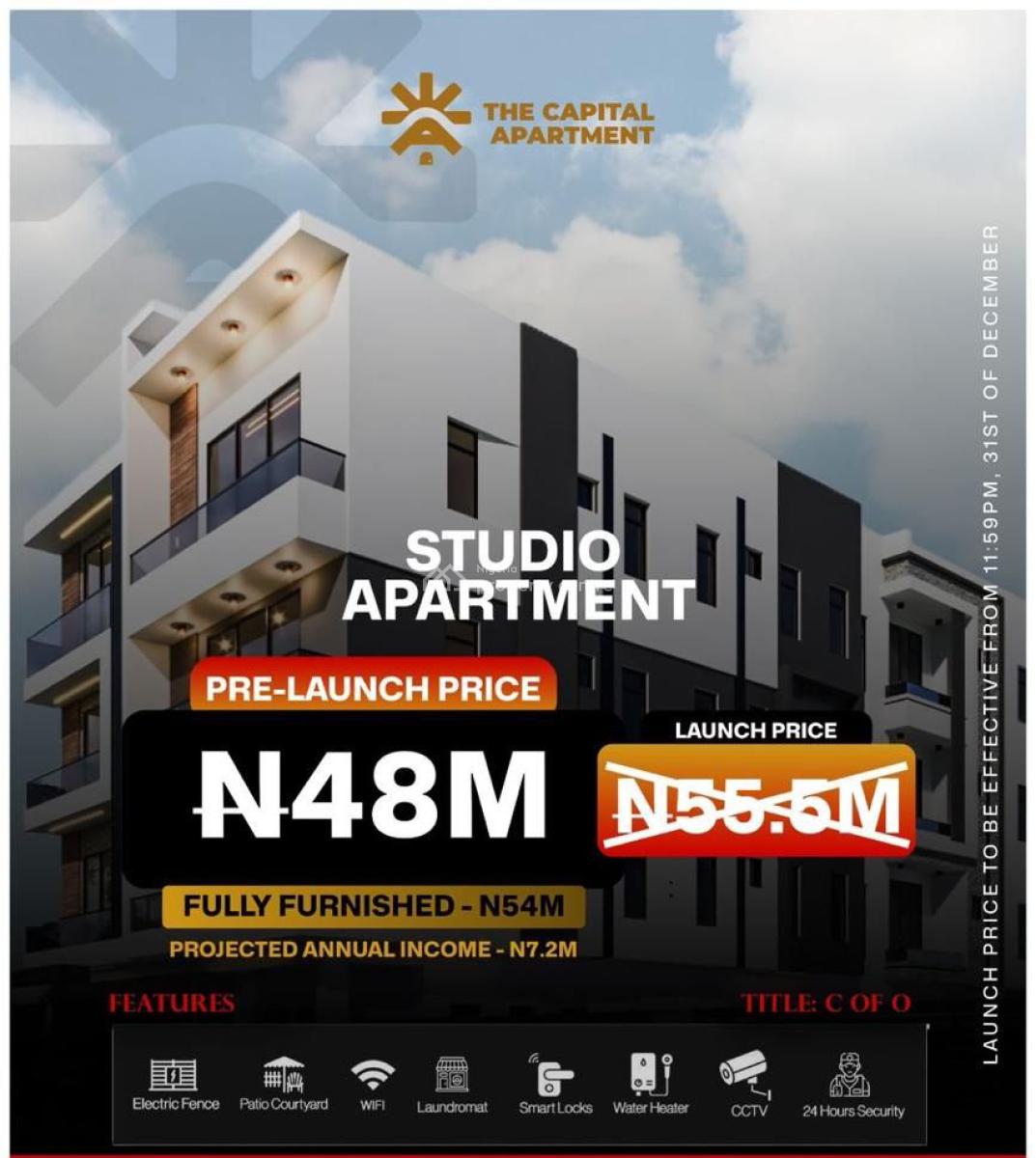 Luxury Studio Apartment in a Secured Environment, Akoka, Unilag, Yaba, Lagos, Flat / Apartment for Sale