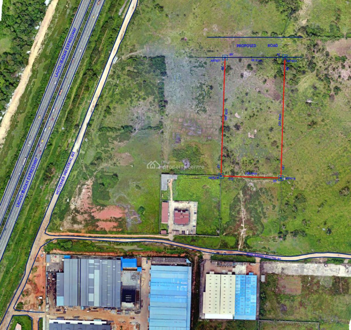 19,960sqm C of O Land  Isheri Opic, (lagos Ibadan Expressway) Ogun, Aduke Ibirogba Industrial Avenue, Off Westerner Industrial Avenue, Opic, Isheri North, Ogun, Mixed-use Land for Sale