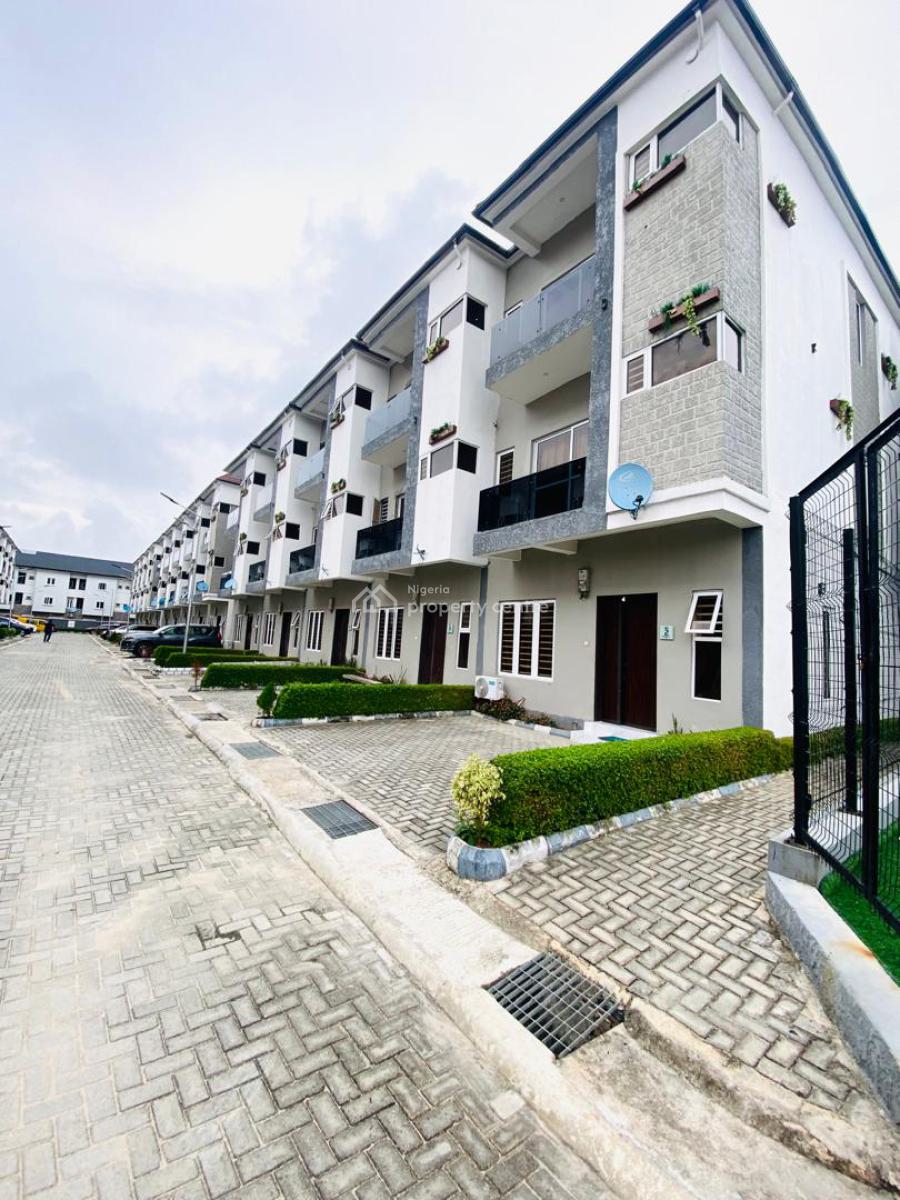 Lovely 4 Bed Terrace Duplex with 1bq, Ikate, Ikate, Lekki, Lagos, Terraced Duplex for Rent