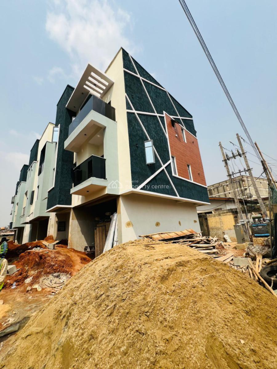 Eye Catchy 4 Bedroom Terrace Duplex Plus Bq in a Serene Environment, in a Serene Neighborhood in Ikeja, Ikeja, Lagos, Terraced Duplex for Sale
