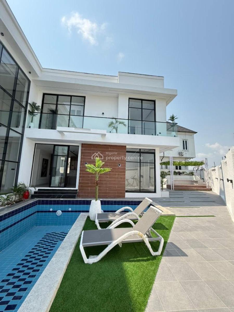 Contemporary 5 Bedroom Fully Detached Duplex with Pool and Cinema, 2bq, Hampton Lake Estate, Chevron Alternative Drive, Lekki Lagos, Lekki, Lagos, Detached Duplex for Sale
