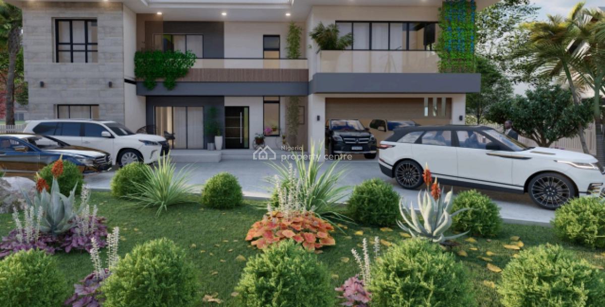 5 Bedroom on 1000sqm Land Fully Detached Mansion with Bq Offplan, Chevron Drive, Lekki, Lagos, Detached Duplex for Sale