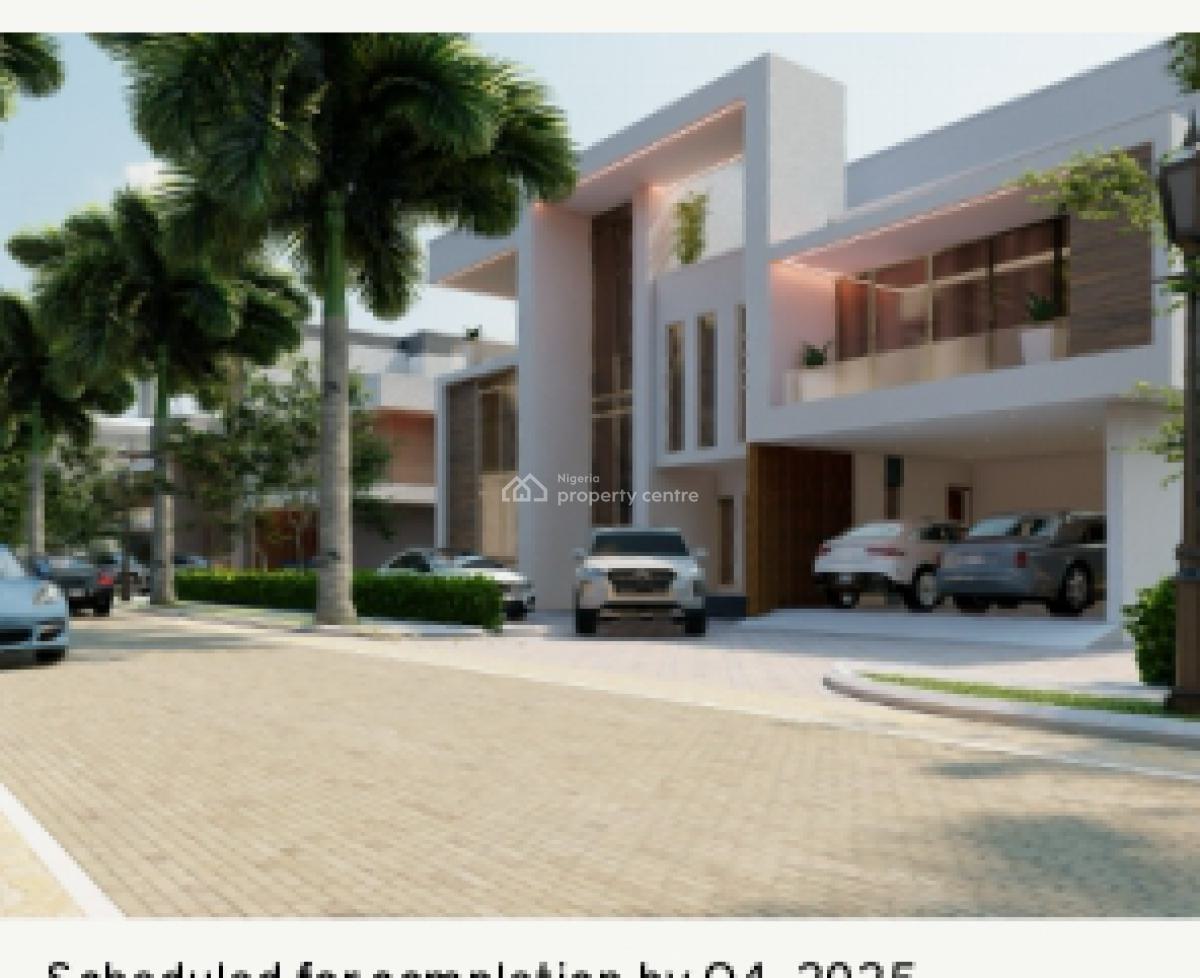 5 Bedroom on 1000sqm Land Fully Detached Mansion with Bq Offplan, Chevron Drive, Lekki, Lagos, Detached Duplex for Sale