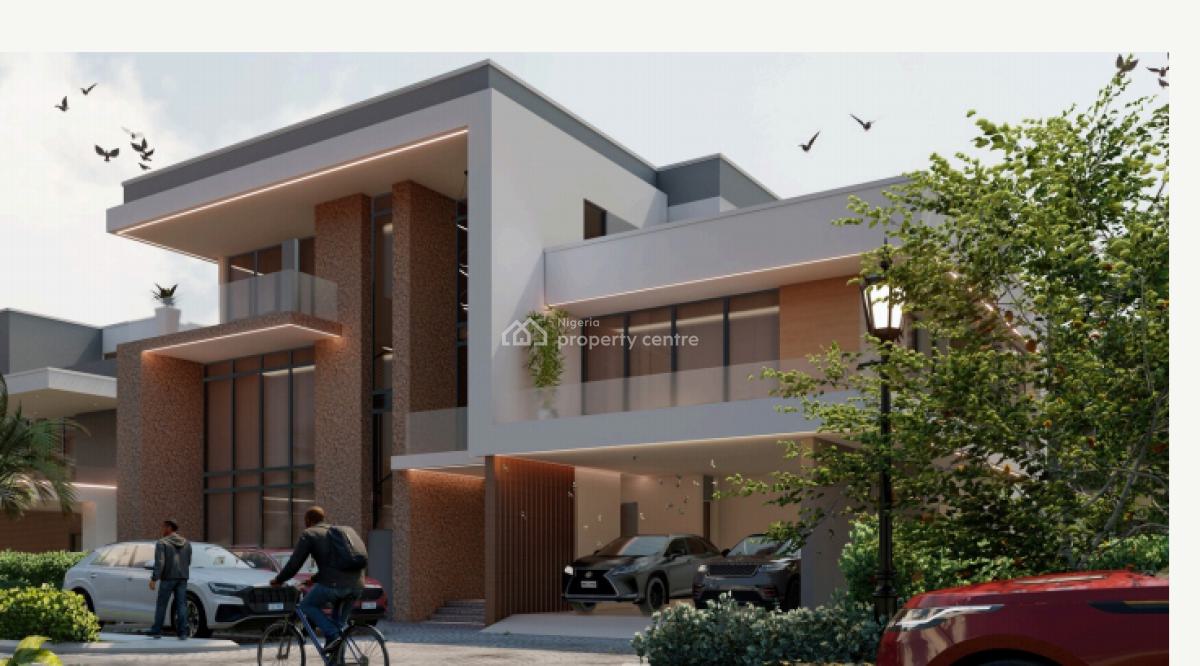 4 -bedroom Mansions Plot Size: 1,000 Sqm Offplan, Island Estate Waterfront with Jetty on Chevron Drive, Lekki, Lagos, Detached Duplex for Sale