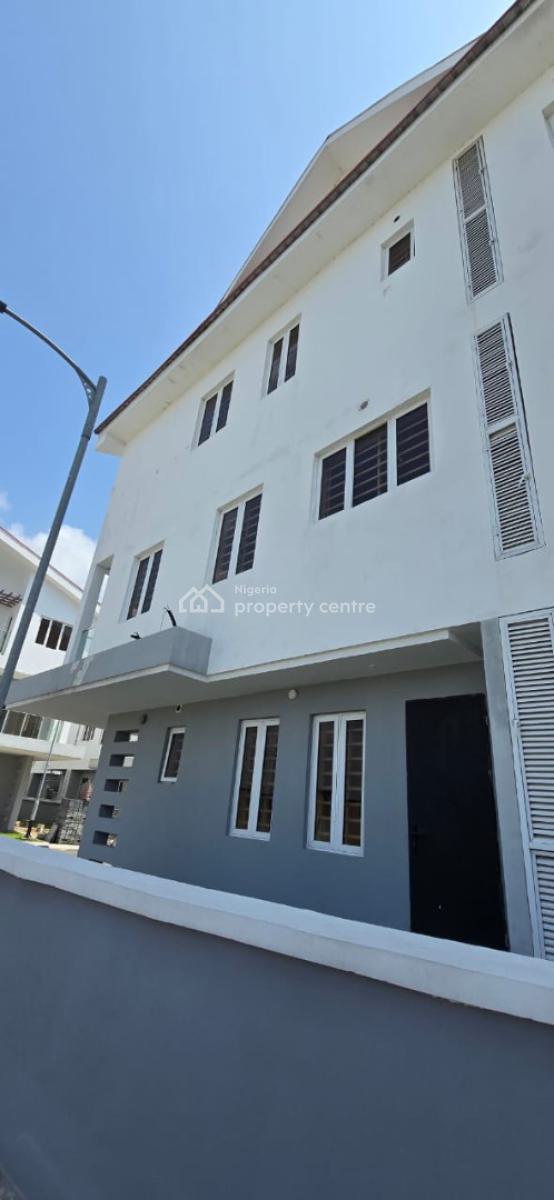 Luxury 4 Bedroom Semi-detached House with a Room Bq, Chevron, Lekki, Lagos, Semi-detached Duplex for Rent