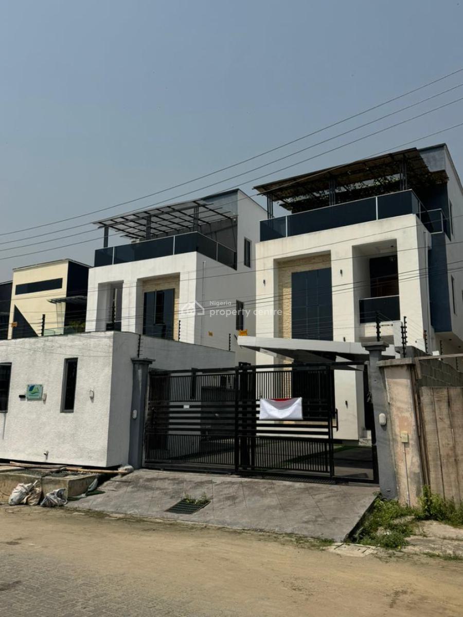 5 Bedrooms Fully Detached Duplex, Chevron, Lekki, Lagos, Detached Duplex for Rent