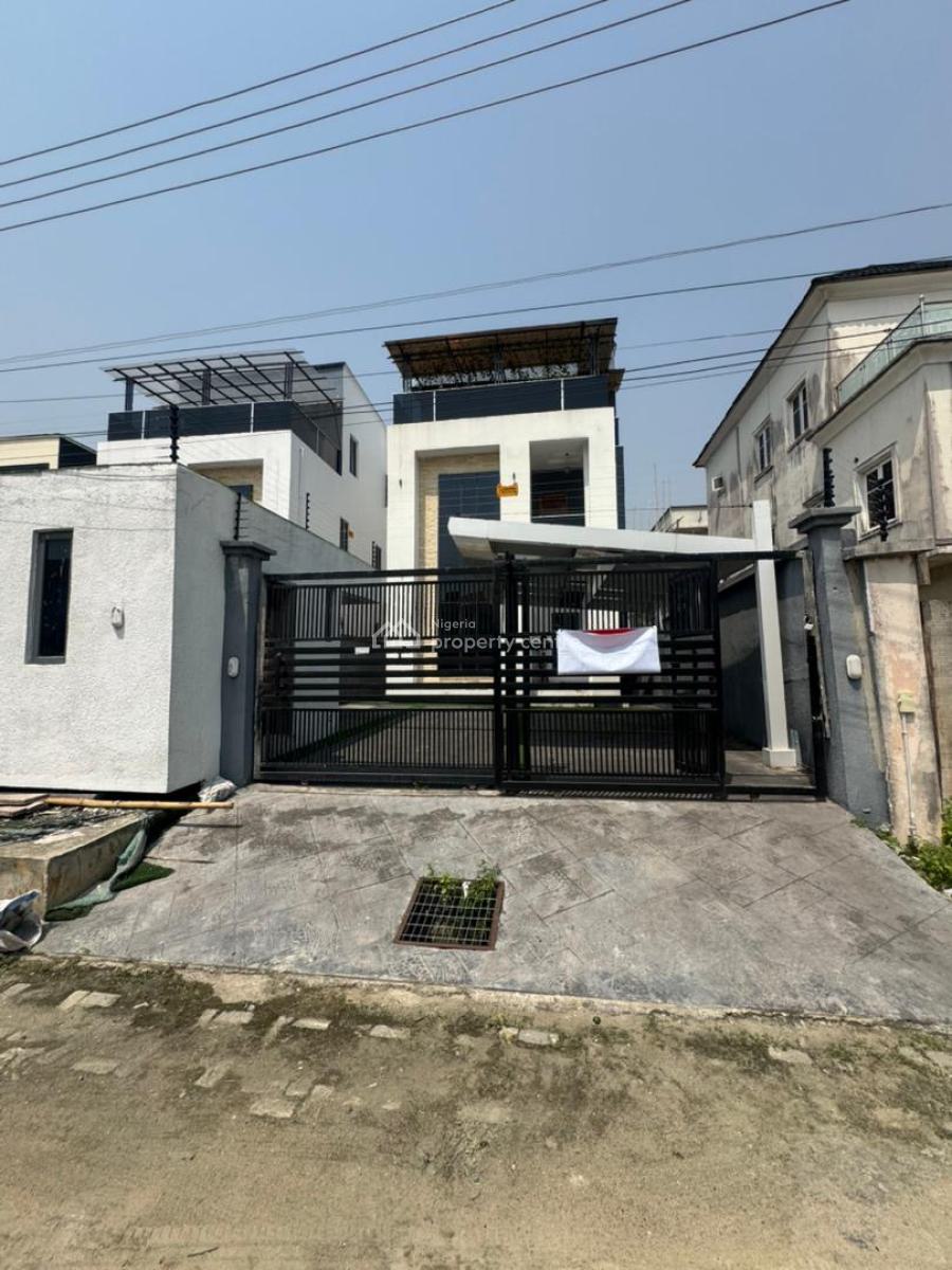 5 Bedrooms Fully Detached Duplex, Chevron, Lekki, Lagos, Detached Duplex for Rent