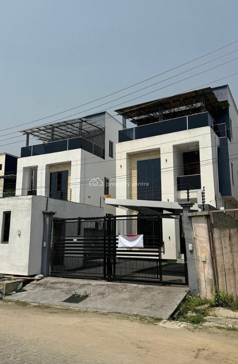 5 Bedrooms Fully Detached Duplex, Chevron, Lekki, Lagos, Detached Duplex for Rent