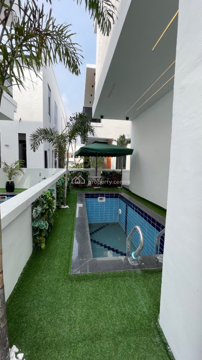 Sweet 5 Bedroom Fully Detached House with Bq and Swimming Pool, Orchid Road, Lekki, Lagos, Detached Duplex for Sale