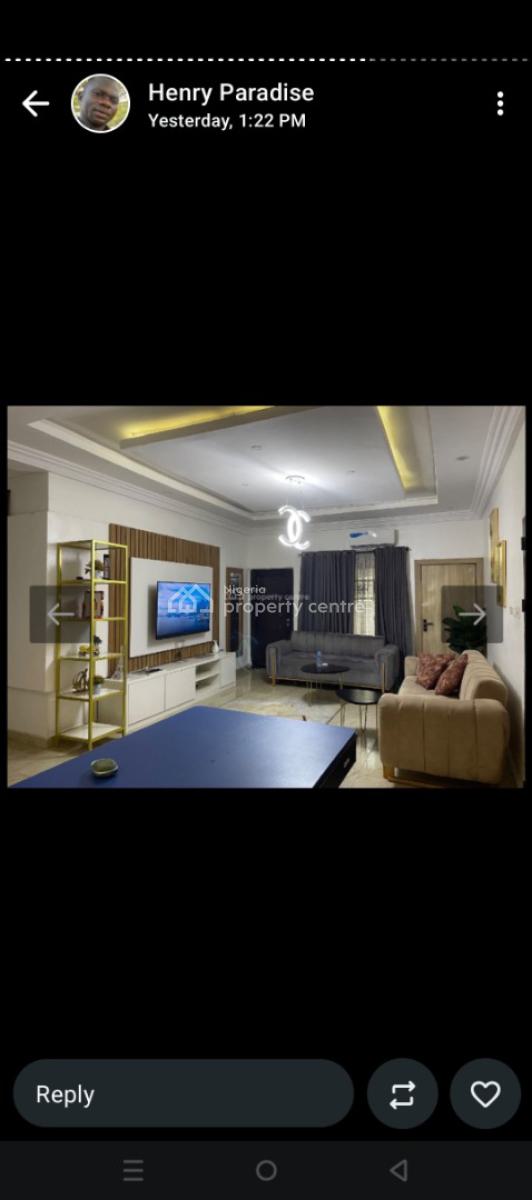 Beautifully & Spacious 3 Bedroom Flat Serviced Apartment, Paradise 3 Estate Chevron Drive, Lekki, Lagos, Flat / Apartment for Sale