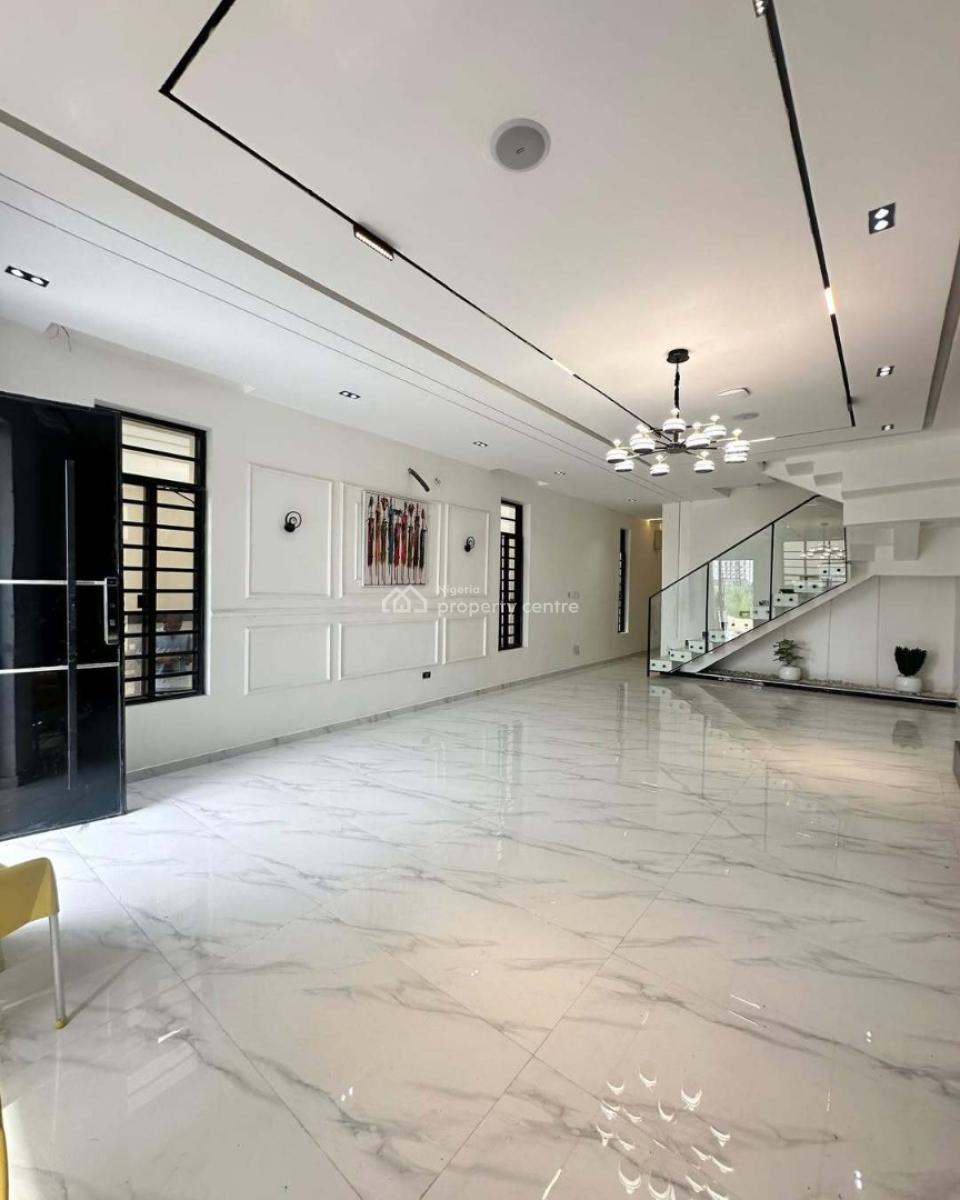 Spacious 5-bedroom Fully Detached Duplex with Bq, Chevron, Lekki, Lagos, Detached Duplex for Rent