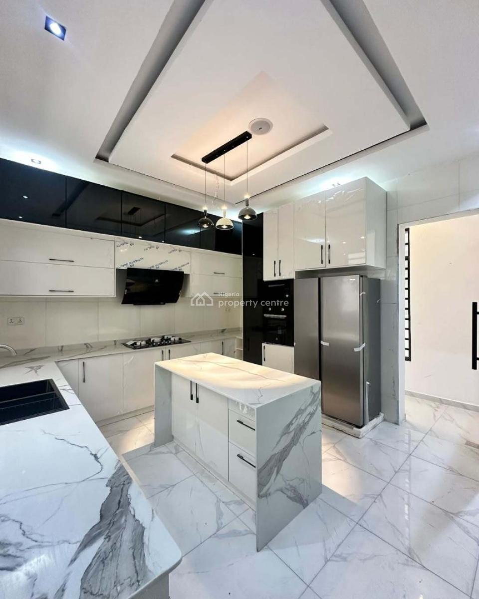 Spacious 5-bedroom Fully Detached Duplex with Bq, Chevron, Lekki, Lagos, Detached Duplex for Rent