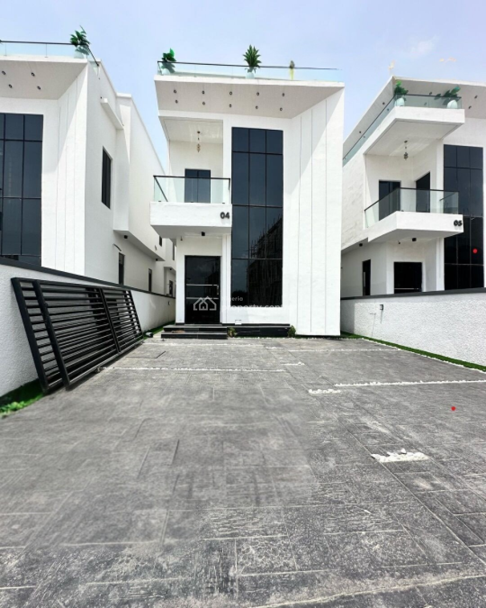 Spacious 5-bedroom Fully Detached Duplex with Bq, Chevron, Lekki, Lagos, Detached Duplex for Rent