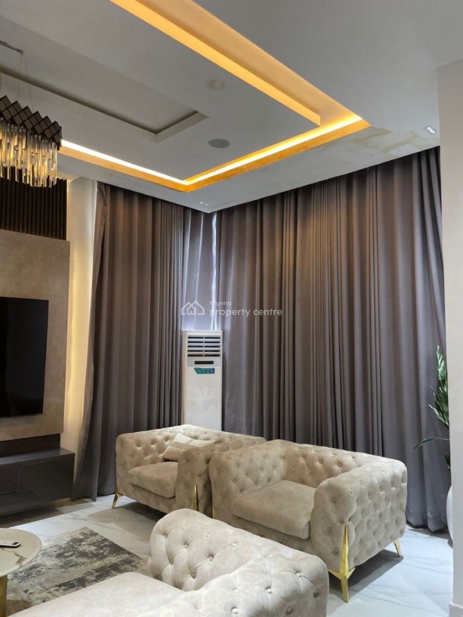 Furnished 3bedrooms Detached Duplex with Bq Available, Chevron, Lekki, Lagos, House for Rent