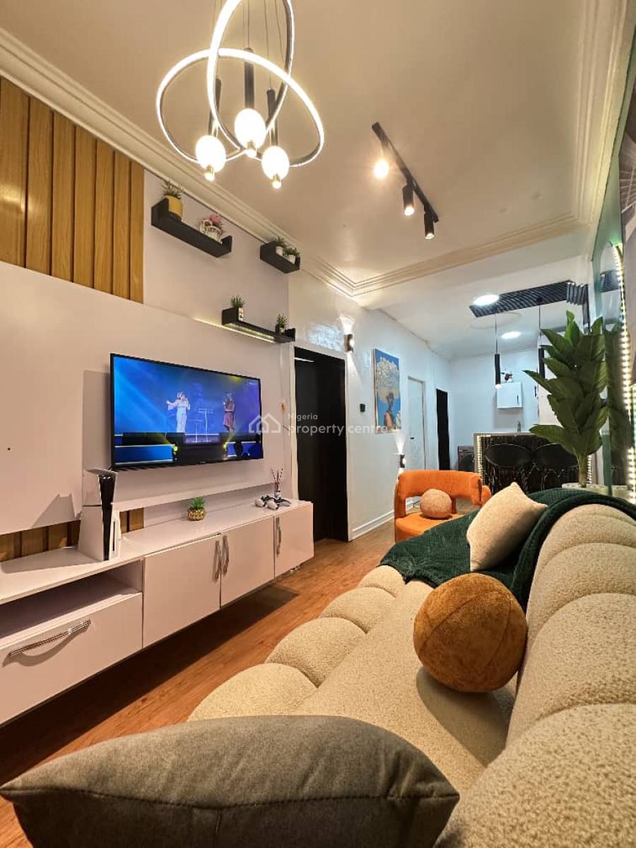 Brand New Smart Luxury 🥰 1 Bedroom Maisonette Apartment with City-v, Lekki Phase 1, Lekki, Lagos, Flat / Apartment Short Let