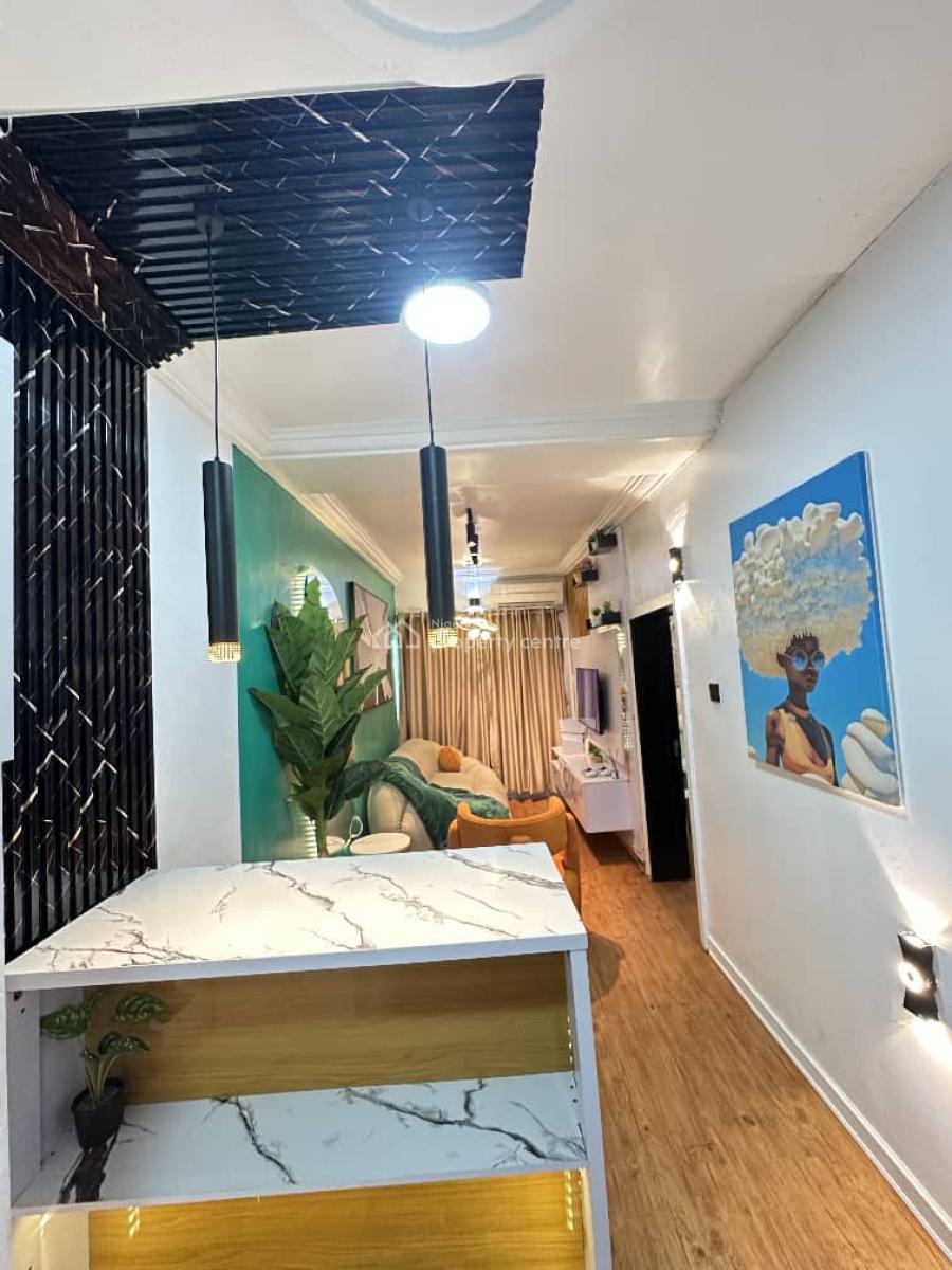 Brand New Smart Luxury 🥰 1 Bedroom Maisonette Apartment with City-v, Lekki Phase 1, Lekki, Lagos, Flat / Apartment Short Let