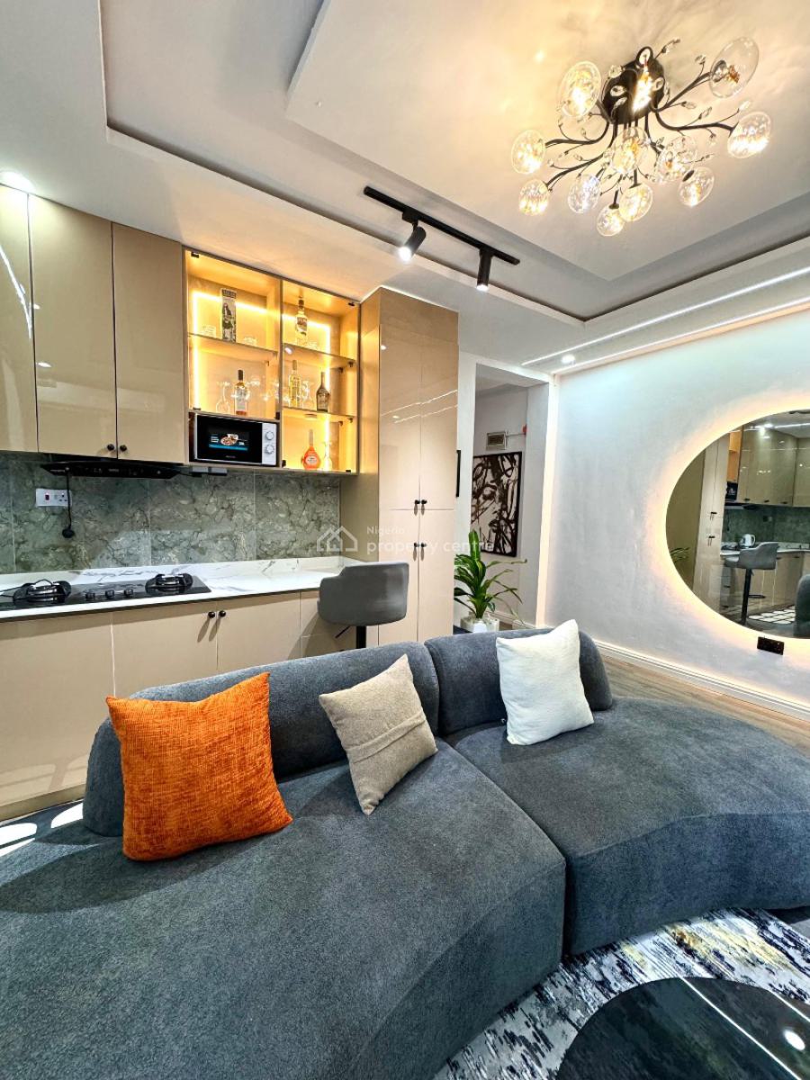 Brand New Smart Luxury 🥰 1 Bedroom Maisonette Apartment with City-v, Lekki Phase 1, Lekki, Lagos, Flat / Apartment Short Let